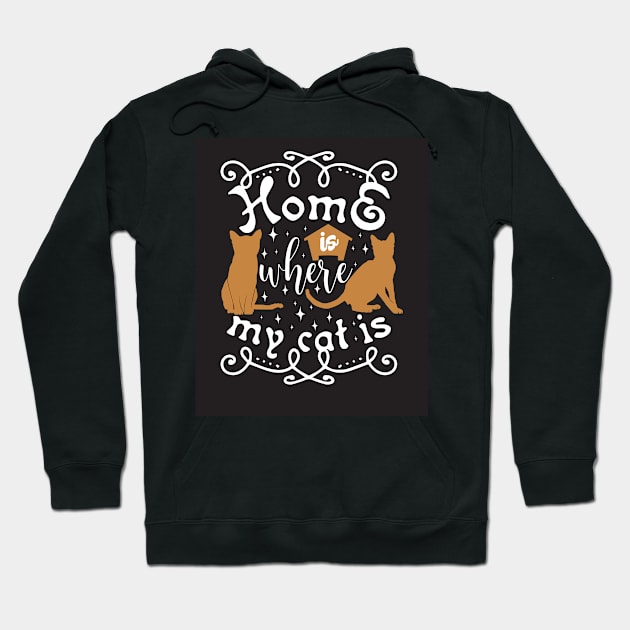 Home Cat Hoodie by Wanda City